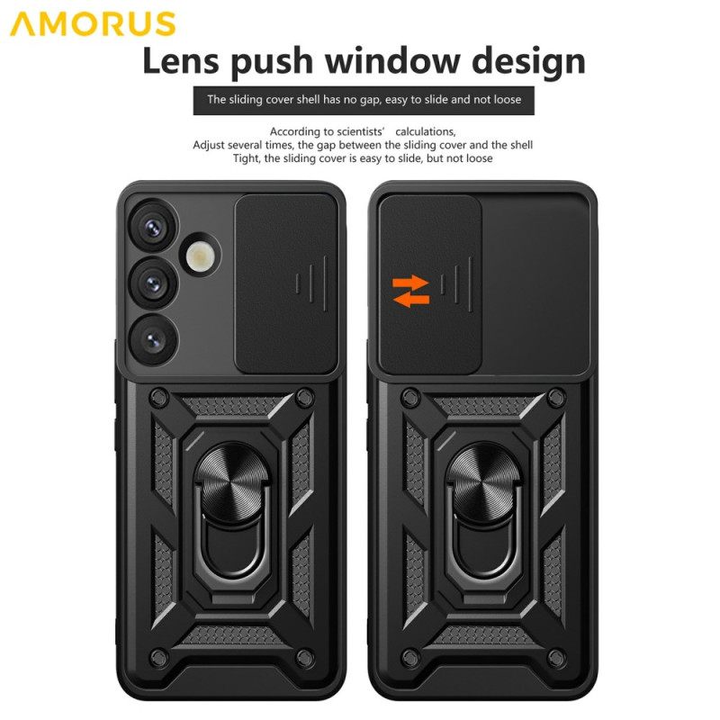 Puhelinkuoret Samsung Galaxy S26 Plus Liukuva Kameran Suojus Ja Integroitu Jalusta