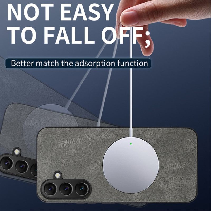 Puhelinkuoret Samsung Galaxy S26 Plus Magneettinen Nahkaefekti