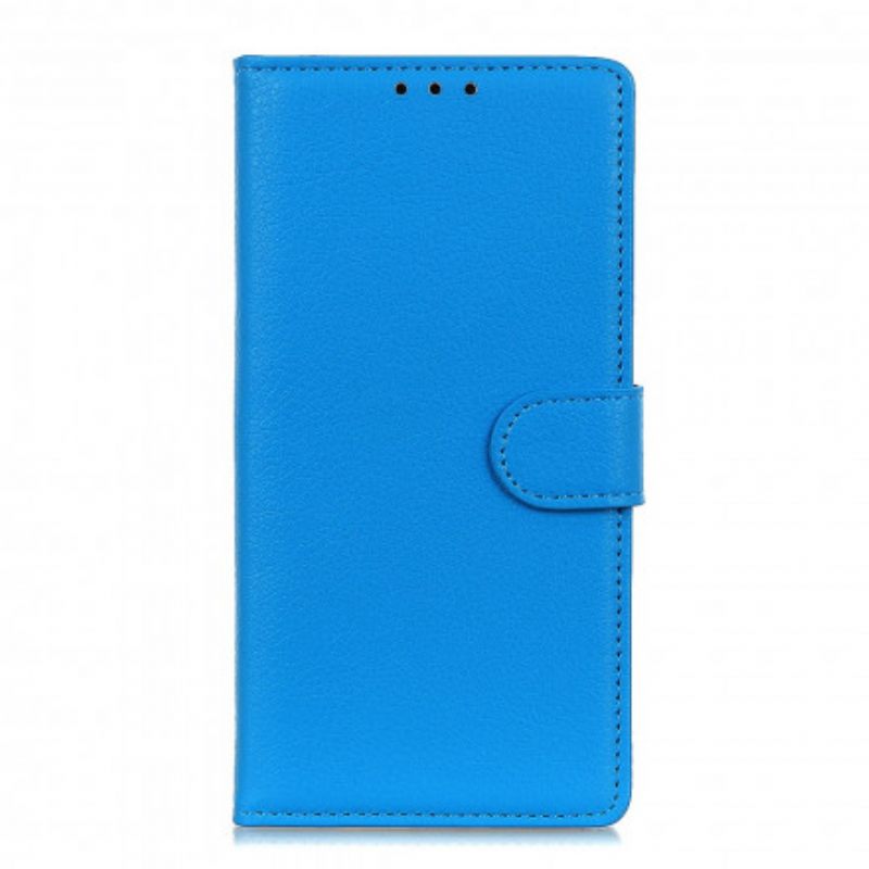 Flip Case Realme 8 / 8 Pro Perinteinen Keinonahka