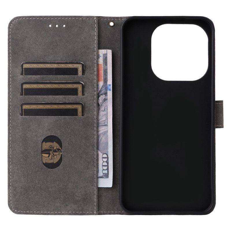 Kotelot Xiaomi 15t Puhelinkuoret Rfid-suojattu Mokkanahkajäljitelmä