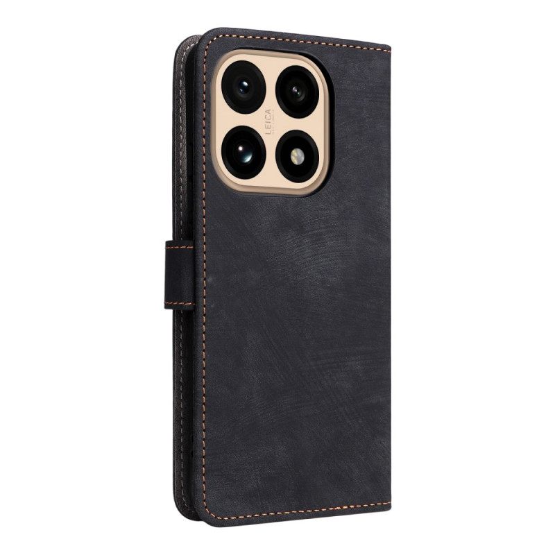 Kotelot Xiaomi 15t Puhelinkuoret Rfid-suojattu Mokkanahkajäljitelmä