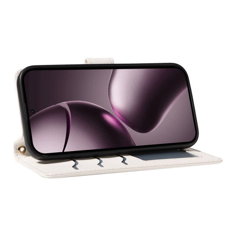 Kotelot Xiaomi 15t Tikattu Hihnalla Ja Olkahihnalla