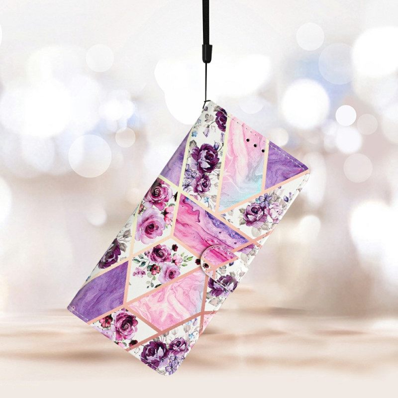 Kotelot Xiaomi 15t Violetti Kukkakuvio