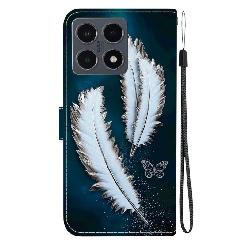 Kuoret Xiaomi 15t Valkoiset Höyhenet