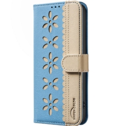 Nahkakotelo Xiaomi 15t Kukallinen Binfen Color