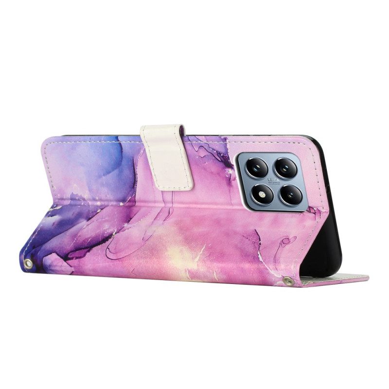 Nahkakotelo Xiaomi 15t Marmori