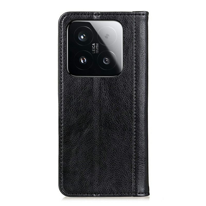 Nahkakotelo Xiaomi 15t Puhelinkuoret Haljasnahka