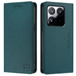 Nahkakotelo Xiaomi 15t Rfid-lompakko