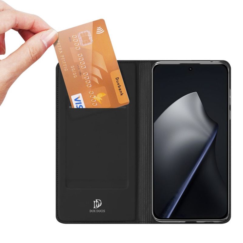 Nahkakotelo Xiaomi 15t Skin Pro -sarja Dux Ducis Suojakuori