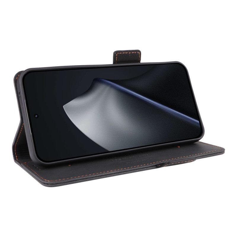 Nahkakotelo Xiaomi 15t Tetro-suunnittelu Suojakuori