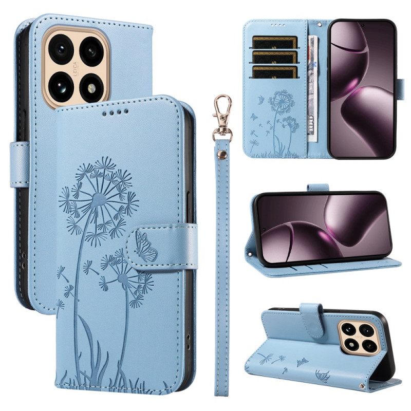 Nahkakotelo Xiaomi 15t Voikukat