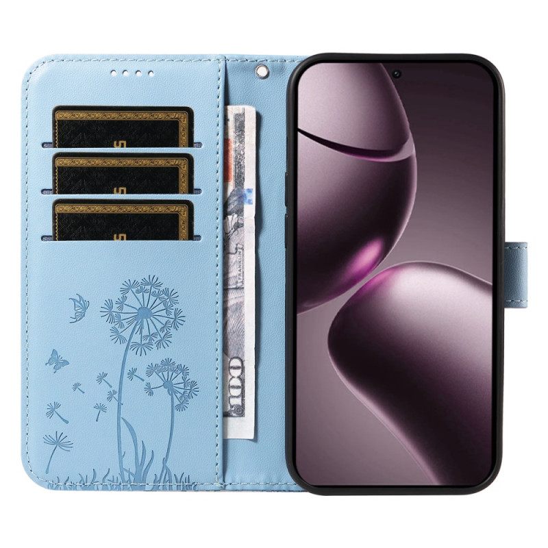 Nahkakotelo Xiaomi 15t Voikukat