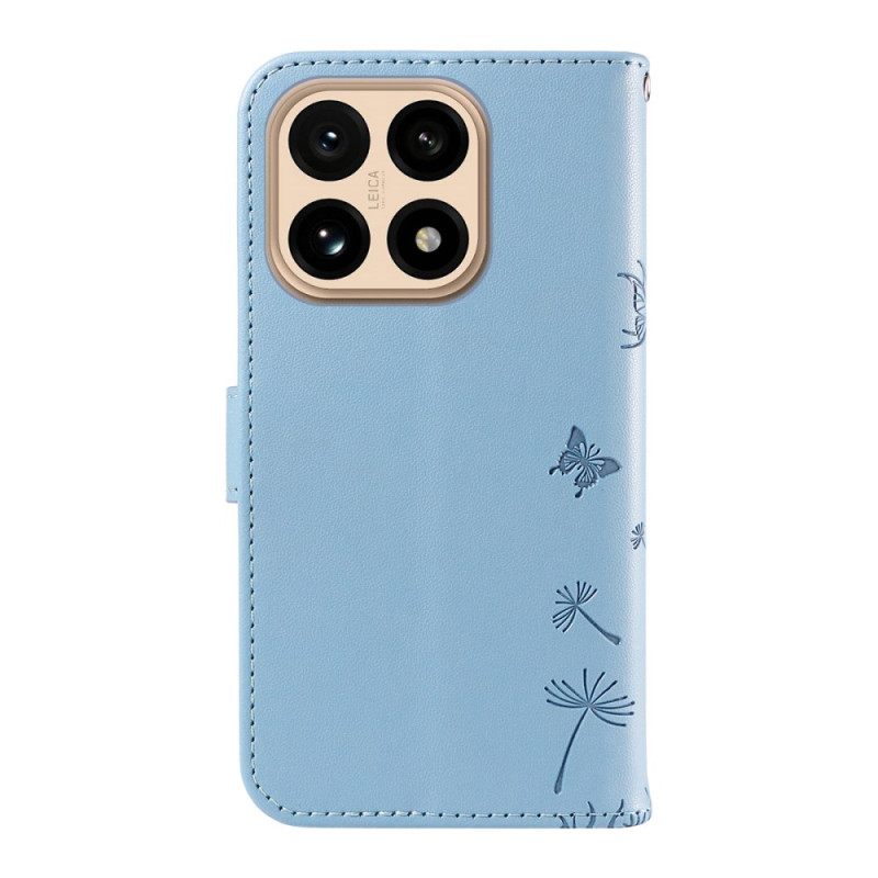 Nahkakotelo Xiaomi 15t Voikukat