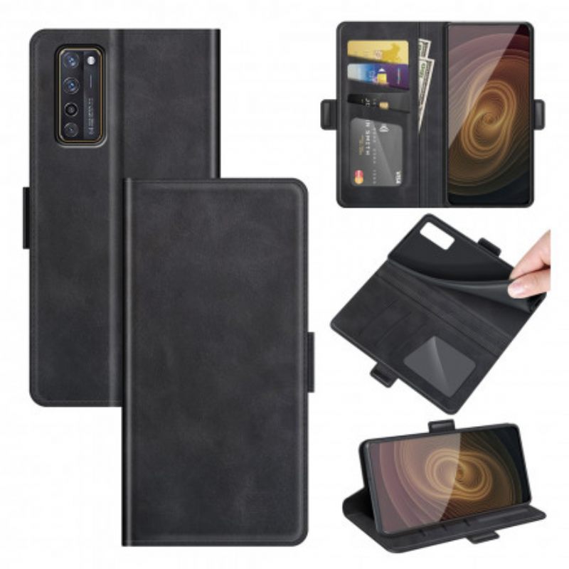 Kotelot ZTE Axon 20 4G / 5G Classic Double Flap