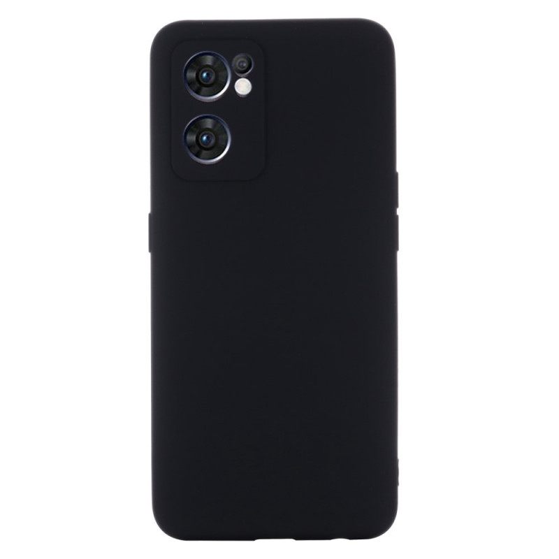 Case Oppo Find X5 Lite Nestemäinen Silikoni Kaulanauhalla