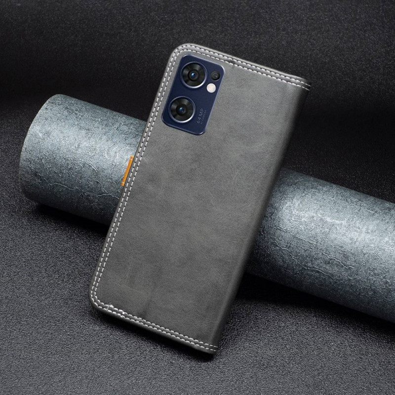 Kotelot Oppo Find X5 Lite Bicolor Hihnalla