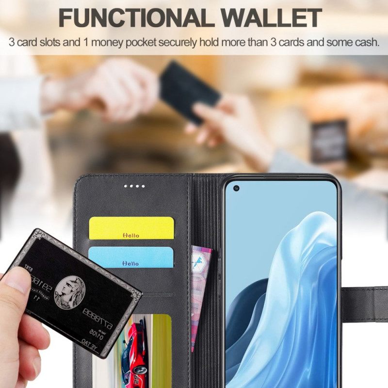 Kotelot Oppo Find X5 Lite Faux Leather Lc.imeeke