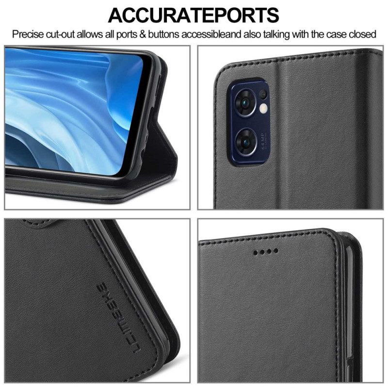 Kotelot Oppo Find X5 Lite Faux Leather Lc.imeeke