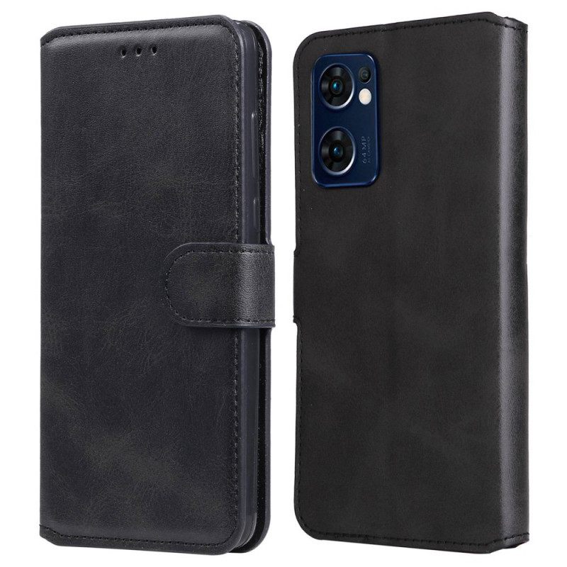 Kotelot Oppo Find X5 Lite Keinonahkaa