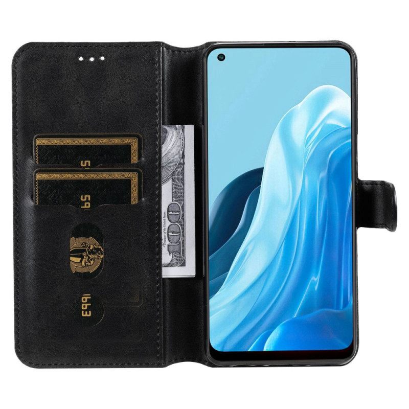 Kotelot Oppo Find X5 Lite Keinonahkaa