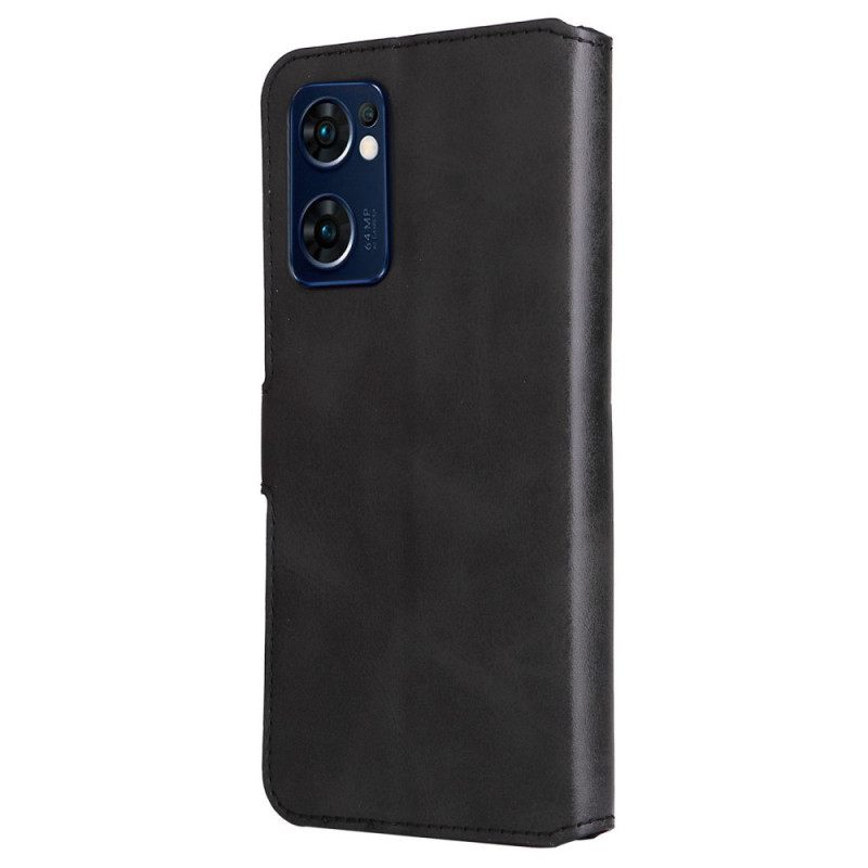 Kotelot Oppo Find X5 Lite Keinonahkaa
