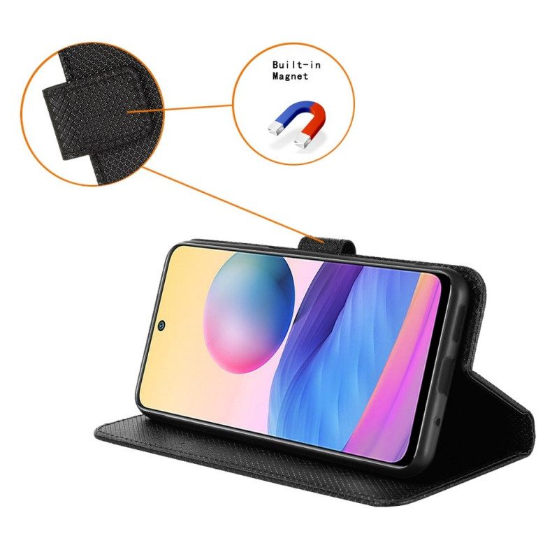 Kotelot Oppo Find X5 Lite Suojaketju Kuori Tyylikäs Keinonahkahihna