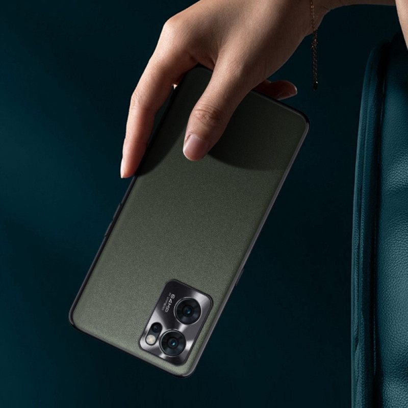 Kuori Oppo Find X5 Lite Faux Leather Fukela