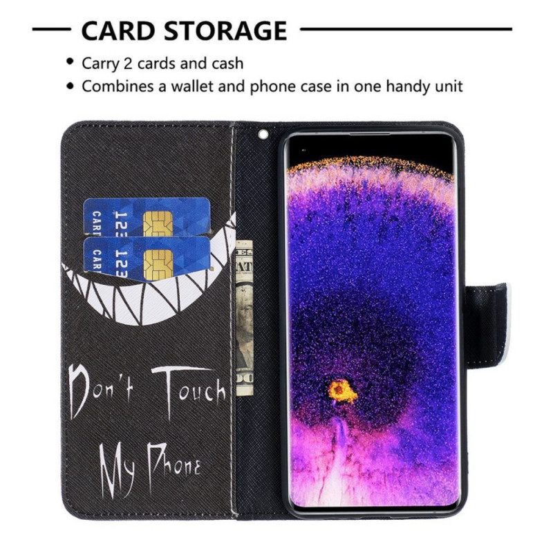 Nahkakotelo Oppo Find X5 Lite Devil Puhelin