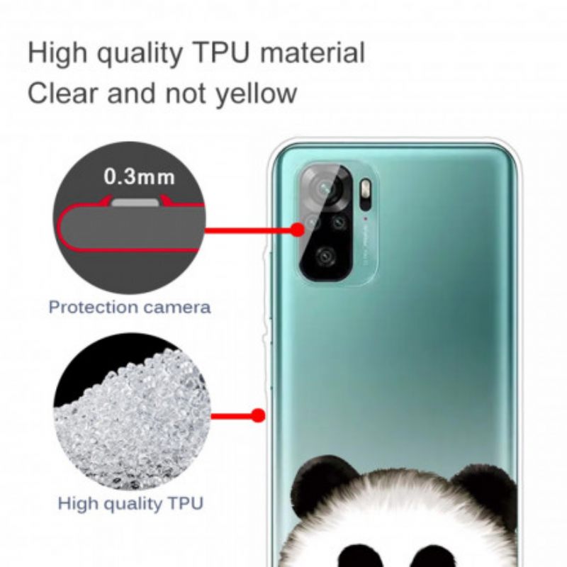 Case Xiaomi Redmi Note 10 / 10S Transparent Panda