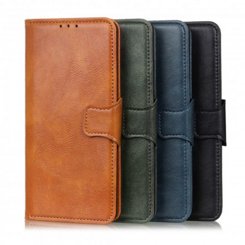 Flip Case Xiaomi Redmi Note 10 / 10S Käännettävä Nahkaefekti