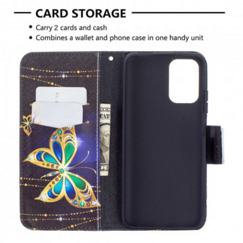 Kotelot Xiaomi Redmi Note 10 / 10S Magic Butterfly