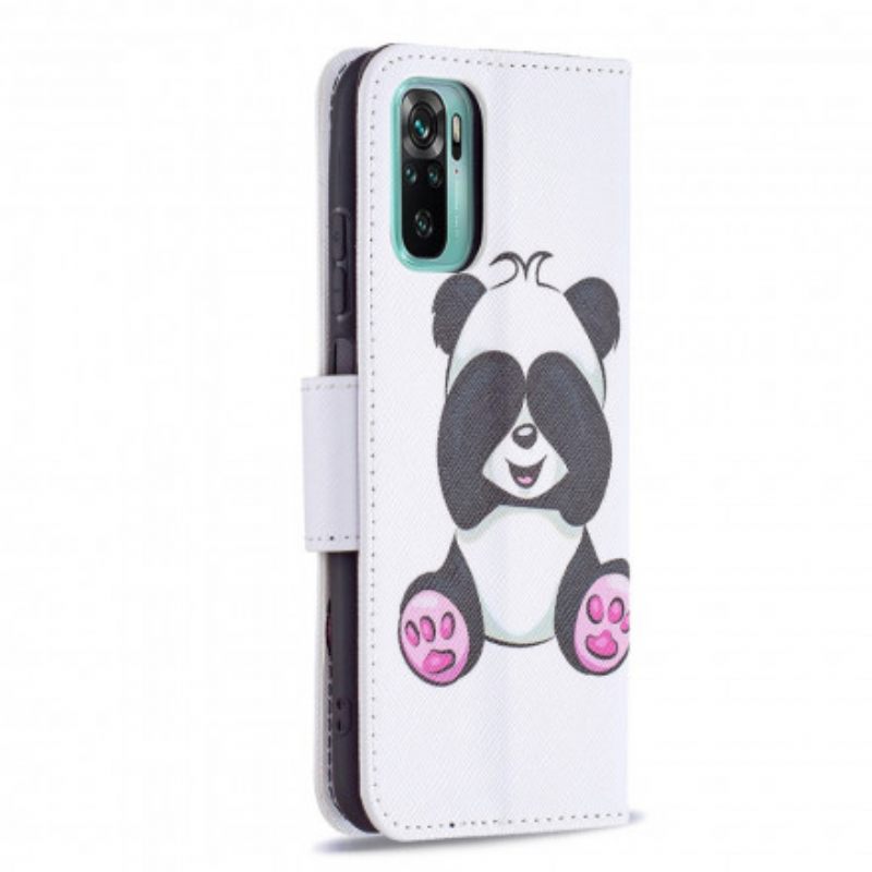Kotelot Xiaomi Redmi Note 10 / 10S Panda Hauskaa