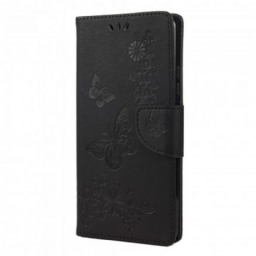 Kotelot Xiaomi Redmi Note 10 / 10S Vain Perhosia Kaulanauhalla