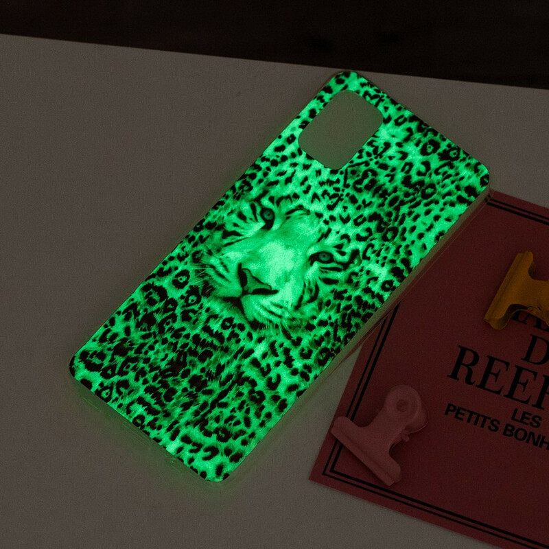 Kuori Xiaomi Redmi Note 10 / 10S Fluoresoiva Leopard