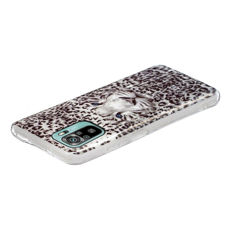 Kuori Xiaomi Redmi Note 10 / 10S Fluoresoiva Leopard