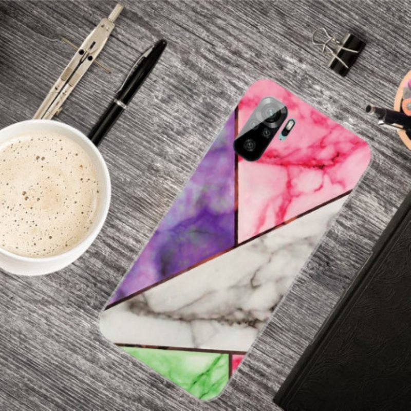 Kuori Xiaomi Redmi Note 10 / 10S Intense Geometry Marble