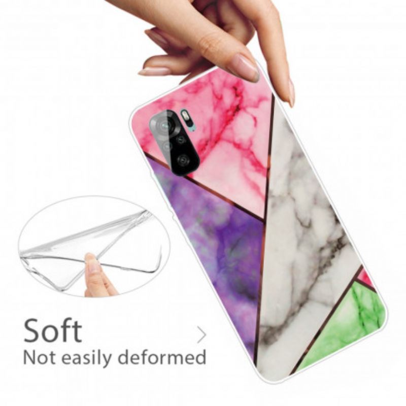 Kuori Xiaomi Redmi Note 10 / 10S Intense Geometry Marble