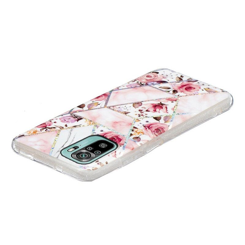 Kuori Xiaomi Redmi Note 10 / 10S Marmoroidut Kukat