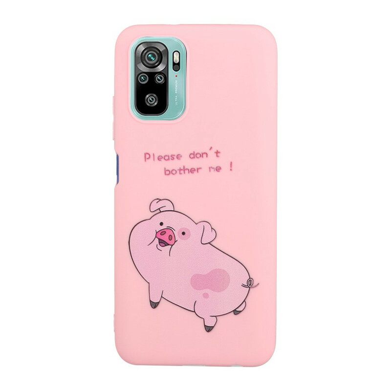 Kuori Xiaomi Redmi Note 10 / 10S Pig Ja Lanyard Kiss