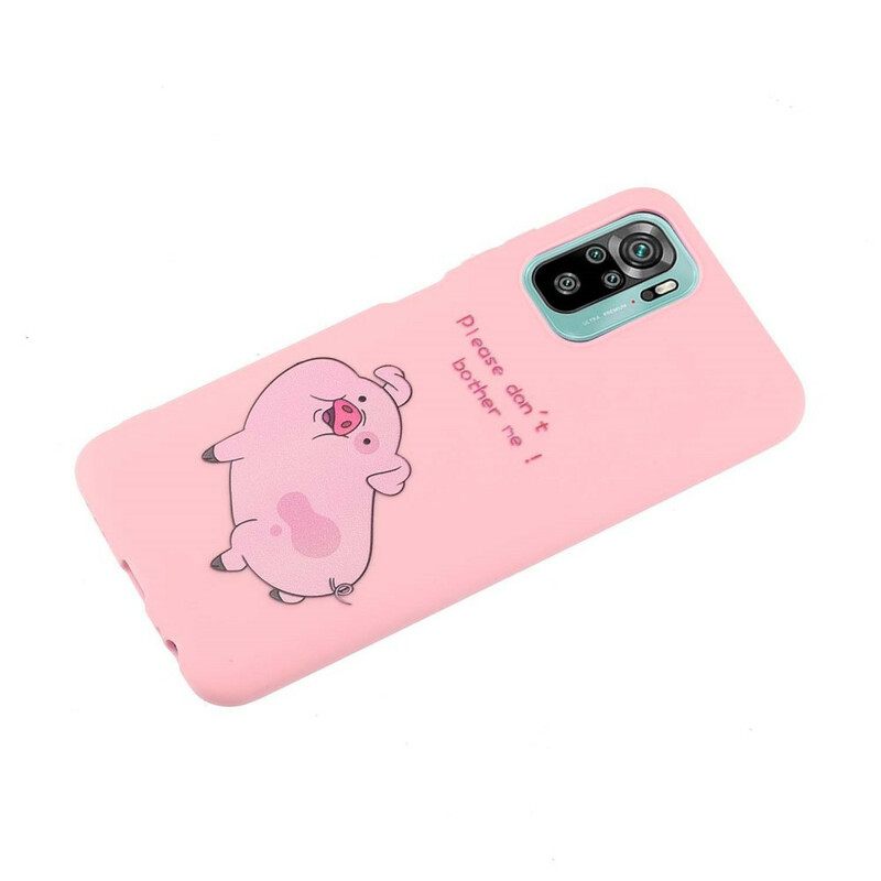 Kuori Xiaomi Redmi Note 10 / 10S Pig Ja Lanyard Kiss