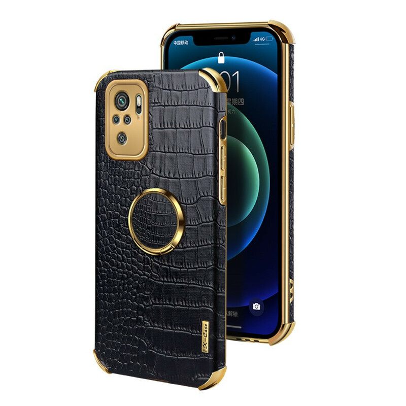 Kuori Xiaomi Redmi Note 10 / 10S X-case Crocodile Skin Effect