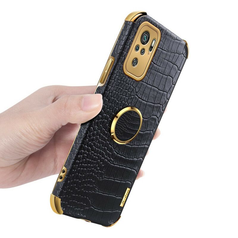 Kuori Xiaomi Redmi Note 10 / 10S X-case Crocodile Skin Effect