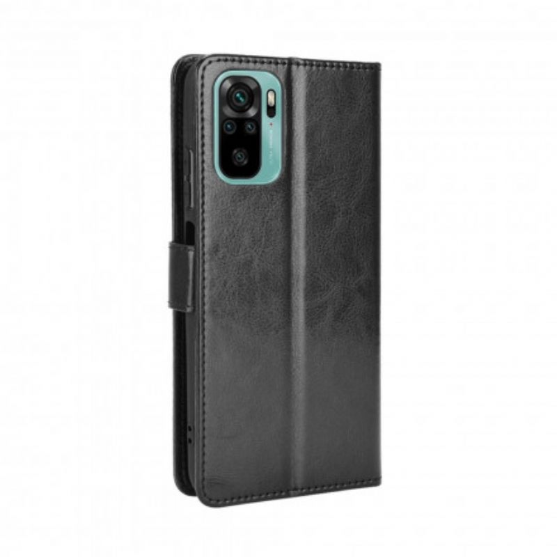 Nahkakotelo Xiaomi Redmi Note 10 / 10S Keinonahka Näyttävä
