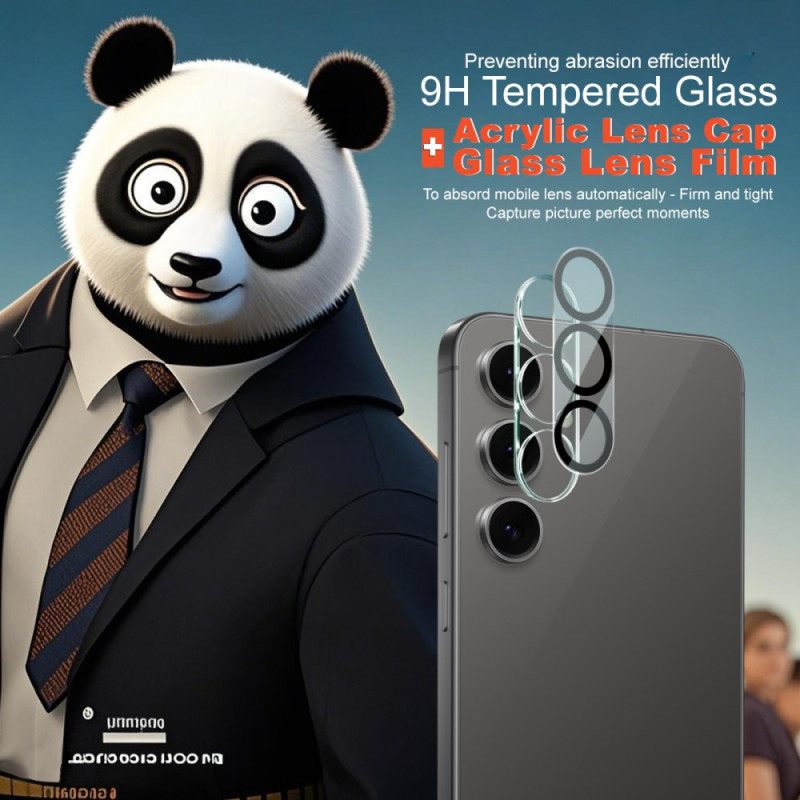 Karkaistusta Lasista Valmistettu Linssinsuoja Samsung Galaxy S25 Fe (musta Ympyräkuvio) Imak