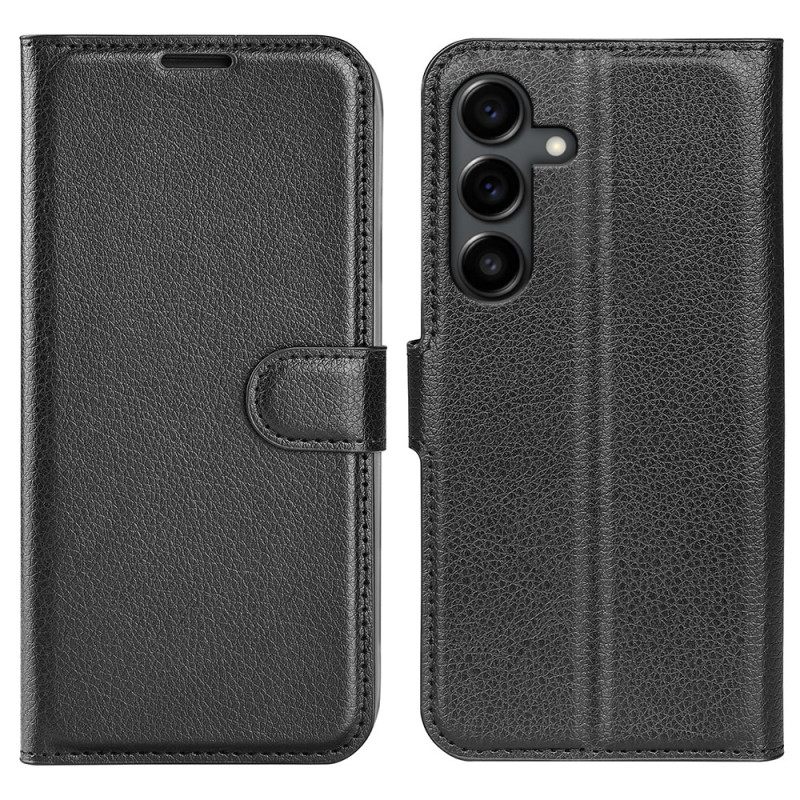 Kotelot Samsung Galaxy S25 Fe Litsikuvioinen Tekonahka