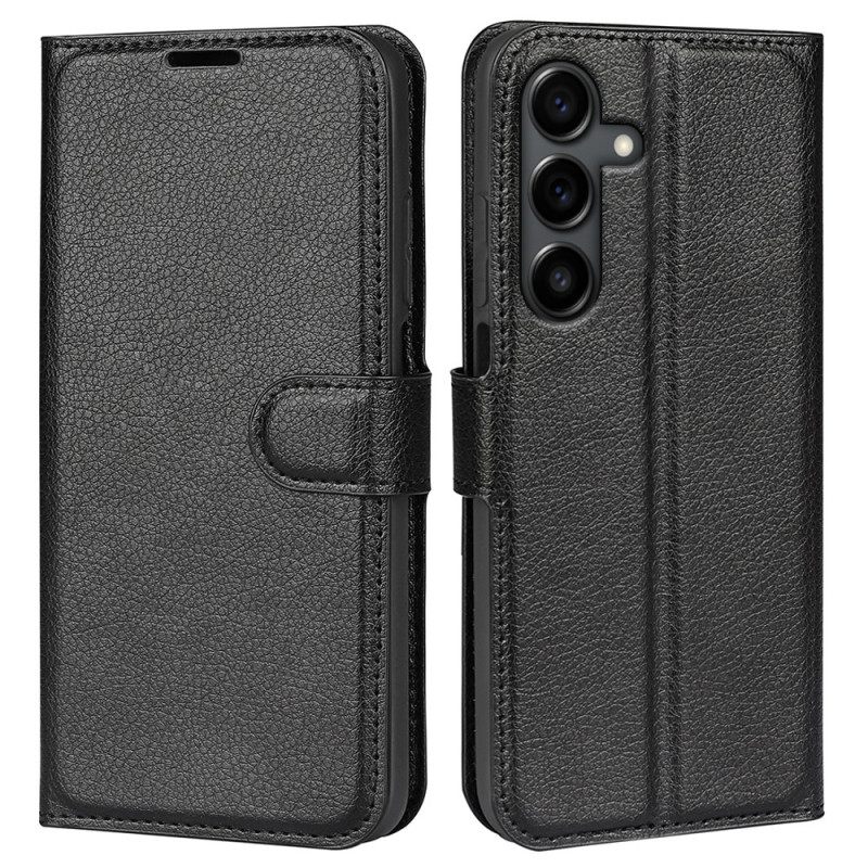 Kotelot Samsung Galaxy S25 Fe Litsikuvioinen Tekonahka