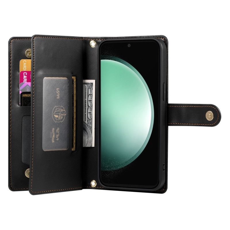 Kotelot Samsung Galaxy S25 Fe Lompakko Ja Hihnat Suojakuori