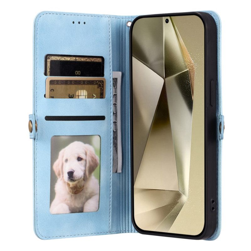 Kotelot Samsung Galaxy S25 Fe Mandalamokkanahkaefekti