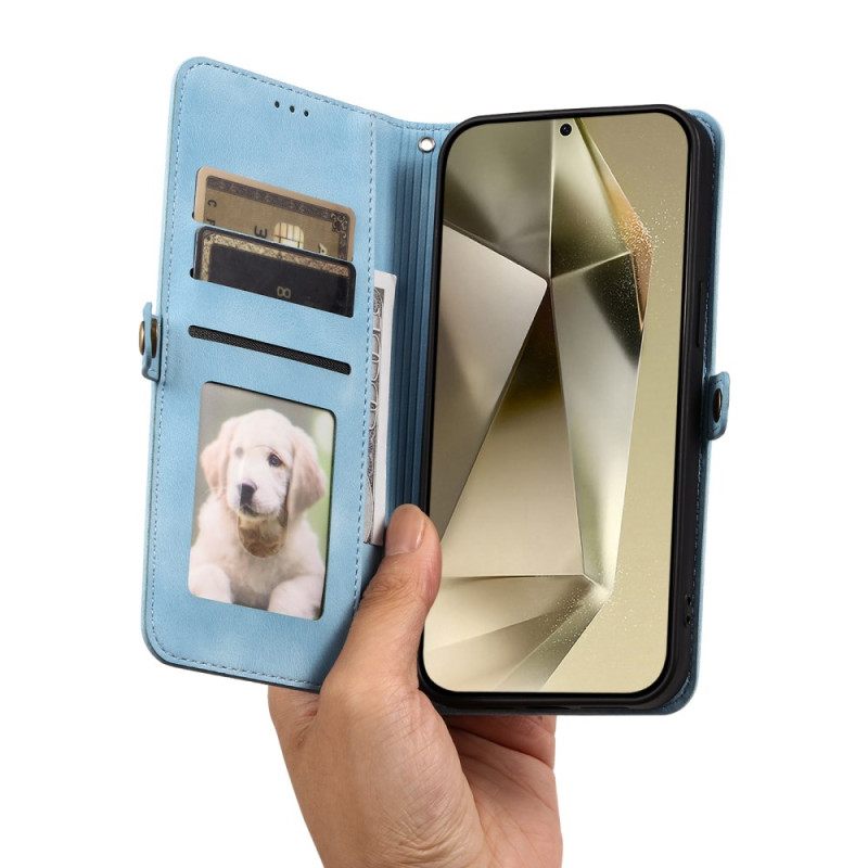 Kotelot Samsung Galaxy S25 Fe Mandalamokkanahkaefekti