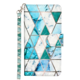 Kuoret Samsung Galaxy S25 Fe Sininen Marmori Ja Nauha